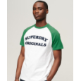 SUPERDRY MUŠKA MAJICA BIJELA/ZELENA