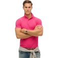 SUPERDRY MUŠKA POLO MAJICA ROZA