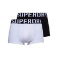 SUPERDRY MUŠKE BOKSERICE CRNA/BIJELA