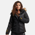 SUPERDRY ŽENSKA SKI JAKNA CRNA
