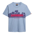 SUPERDRY ŽENSKA MAJICA PLAVA